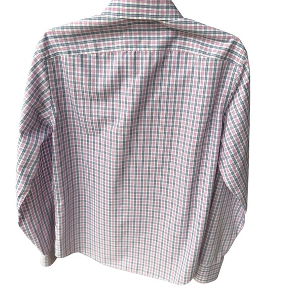 UNTUCKit Men's Slim Fit Check Long Sleeve Button-Up Shirt Men’s Size Medium - Picture 3 of 5